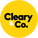 Cleary & Co. logo, a yellow circular design with bold black text, representing a branding element relevant to digital marketing and business growth.