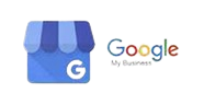 Google My Business logo, symbolizing digital marketing and local SEO strategies for enhancing online presence.