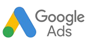 Google Ads logo representing digital marketing and online advertising strategies for enhancing brand presence.