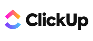 ClickUp logo, a productivity and project management tool, representing innovative solutions for digital marketing and SEO strategies.